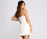 Robe courte à franges Sway With Me